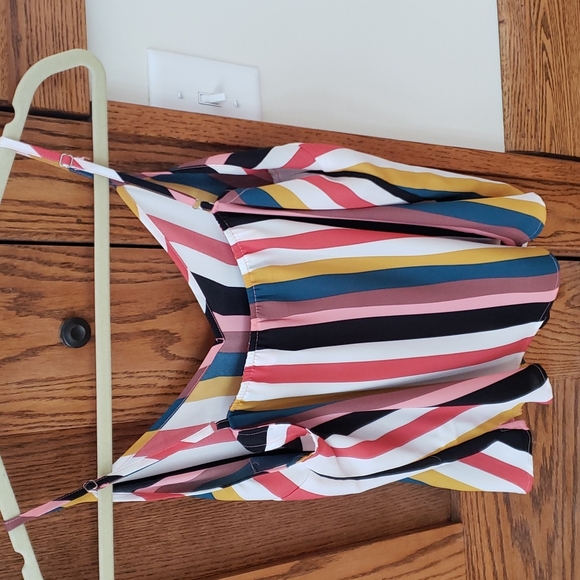 New! Allison Joy for Evereve striped cami tank multicolored - Picture 4 of 10